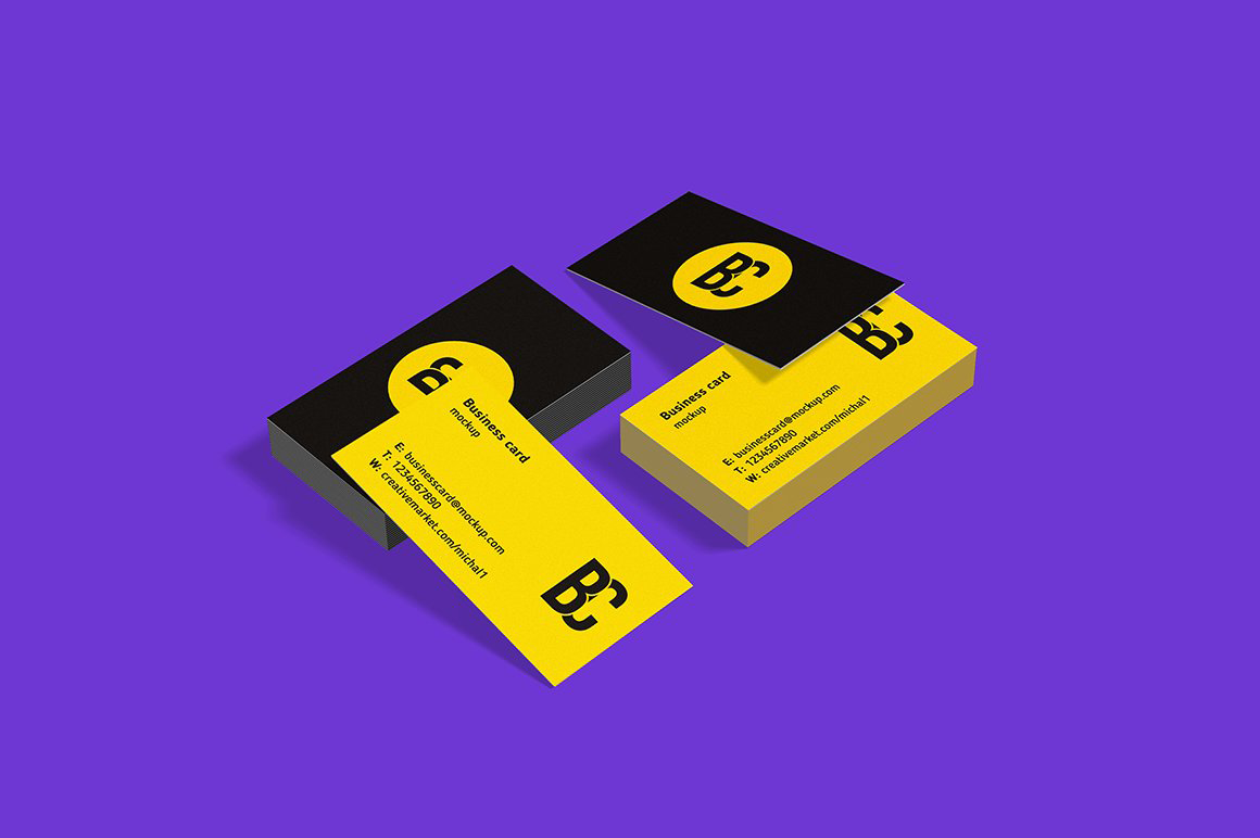 business card mockup