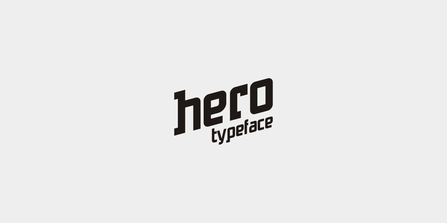 hero typeface