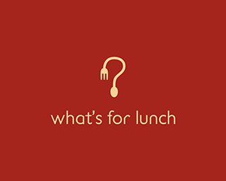 projekt logo dla aplikacji what's for lunch